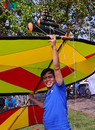 Kites soar over Hue skies - ảnh 12